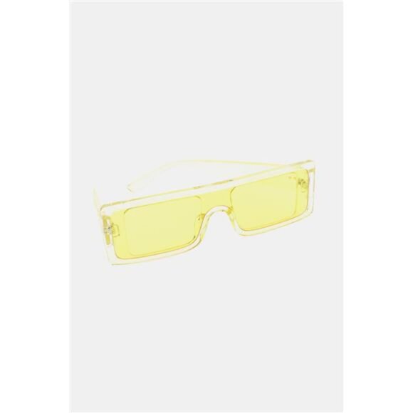 Polycarbonate Frame Rectangle Sunglasses - Picture 8 of 14
